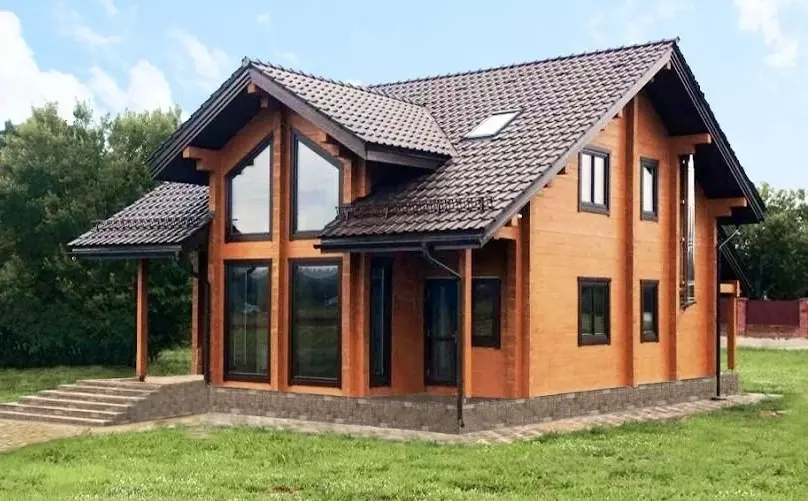 2 Katlı, 177 m² Yazlık Ahşap Ev 2