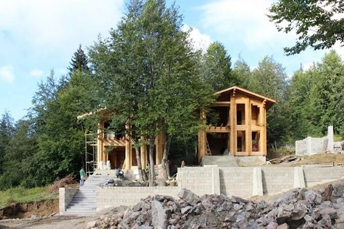 84 M² Dağ Evi, 18 cm Ahşap 1 84 M² Dağ Evi, 18 cm Ahşap 1
