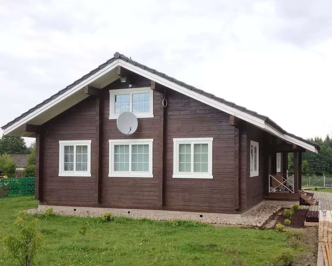 Çatı Katı İle Ahşap Dağ Evi 141 M² 4